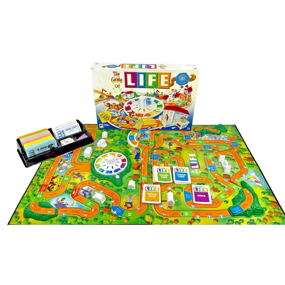 The Game of Life 40th Anniversary Board Game 1999 Vintage 99% Complete